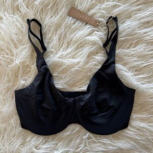 Skims Smoothing Intimates Unlined Minimizer Bra Onyx Size 34DD